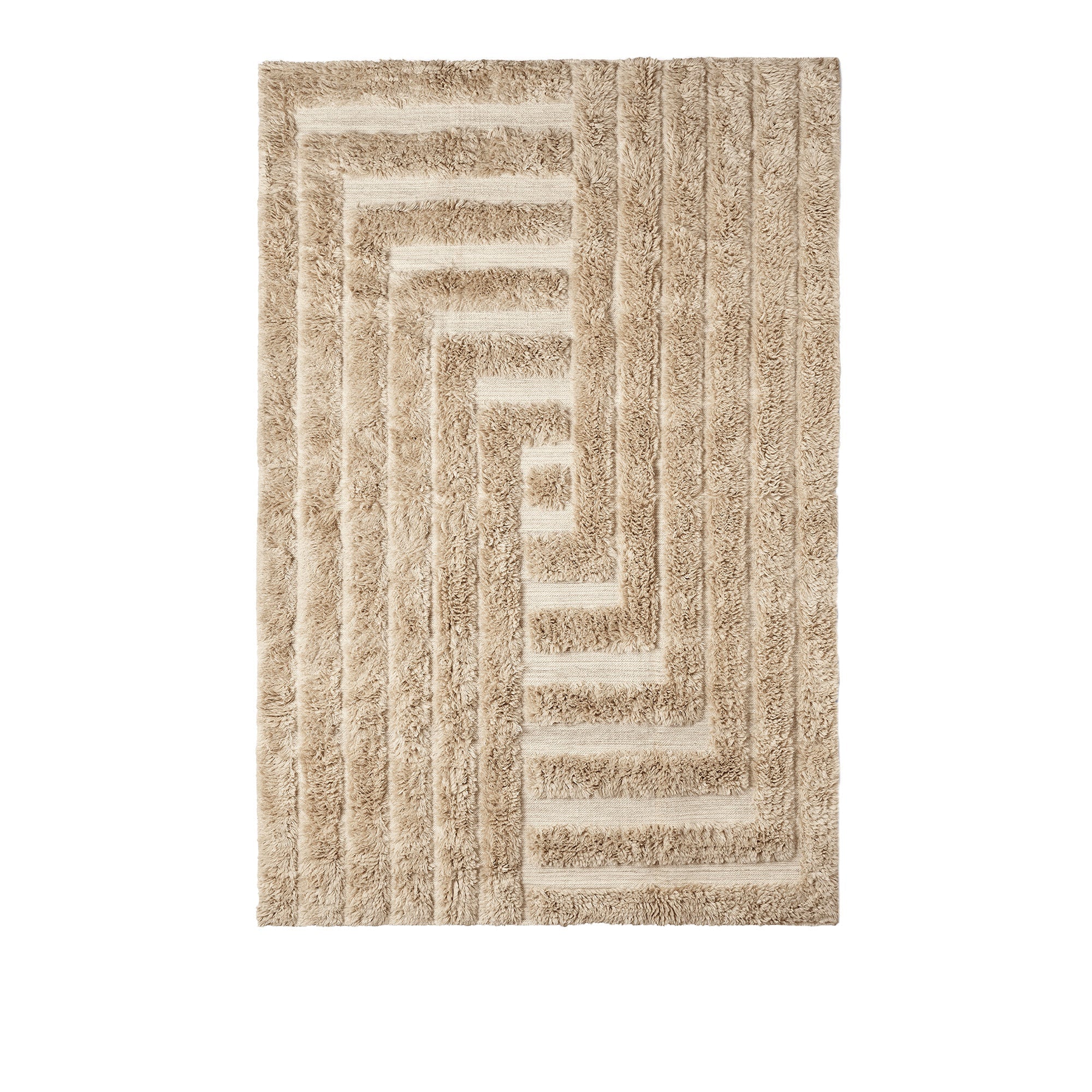 Shaggy Labyrinth Rug 79 x 118