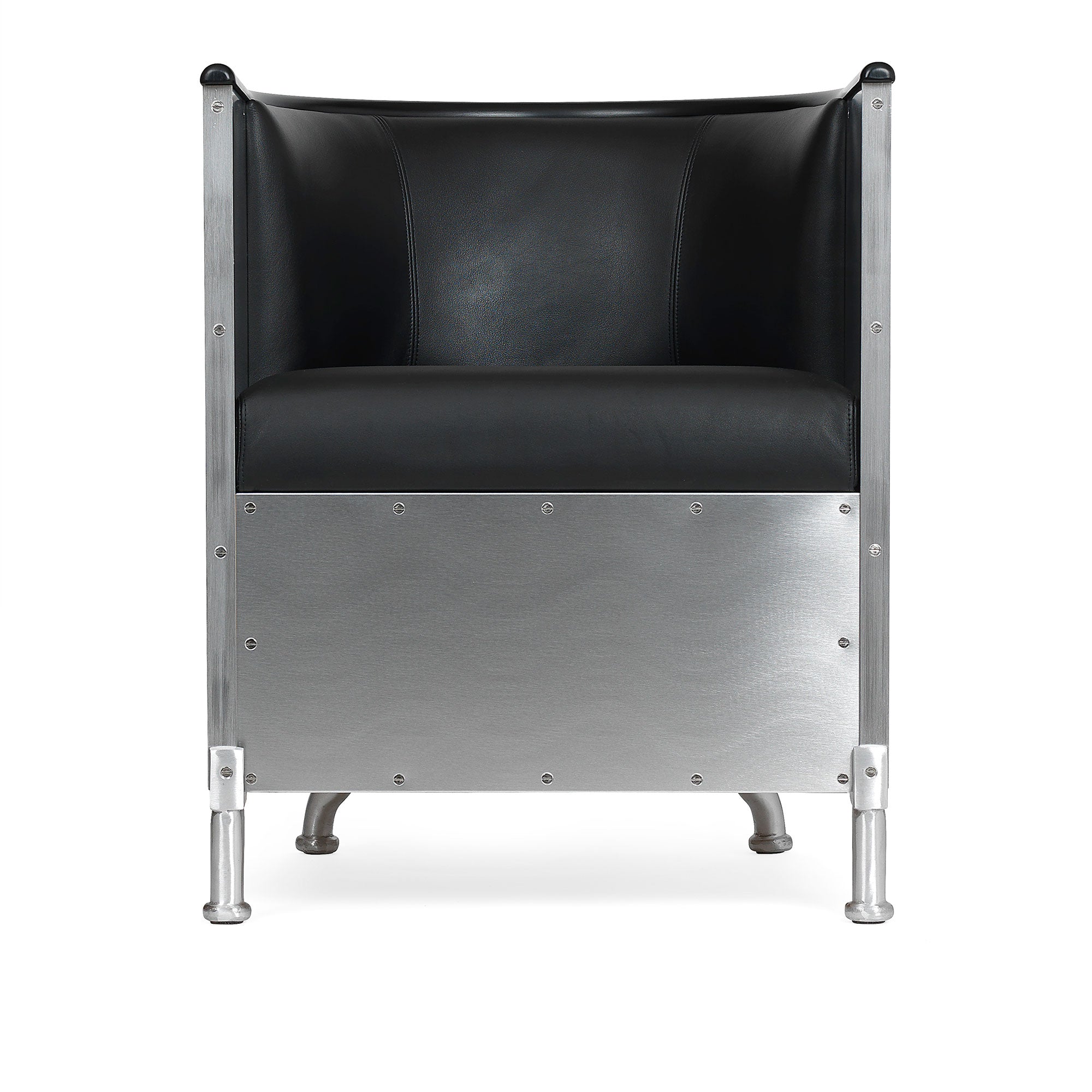 Aluminium Armchair Matt Brushed Aluminium