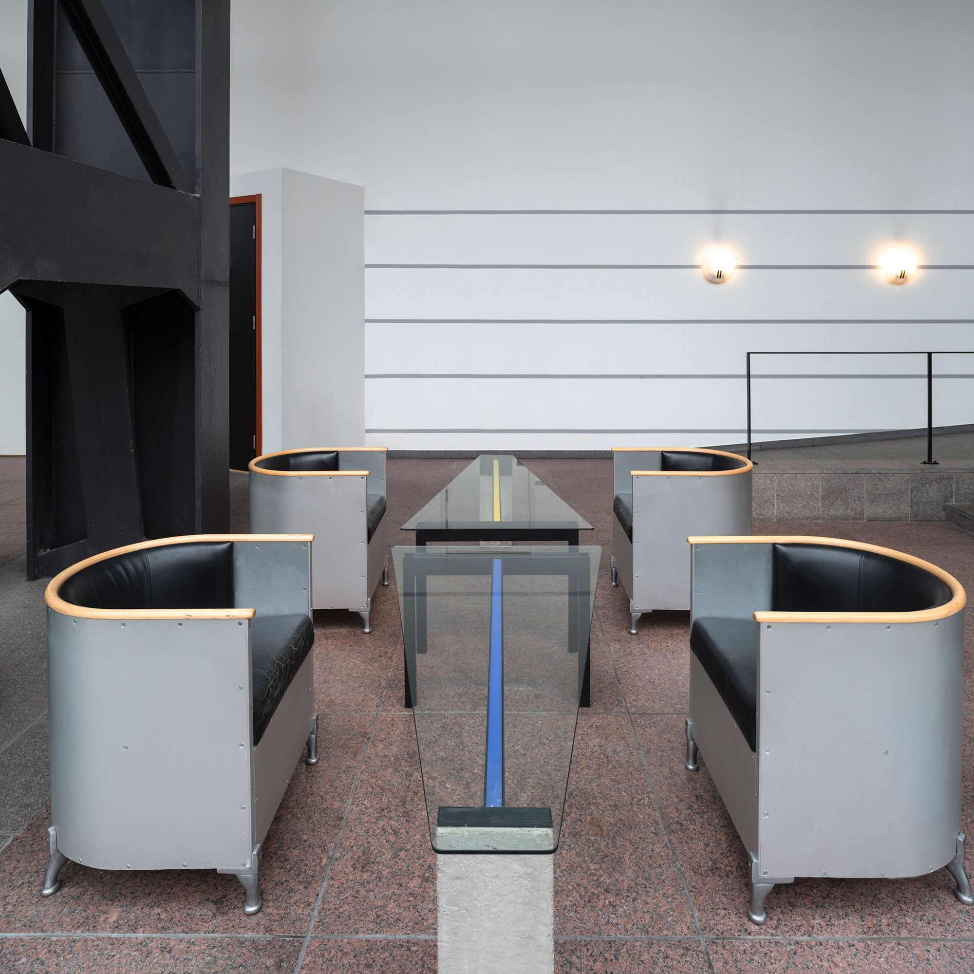 Aluminium Armchair Matt Brushed Aluminium