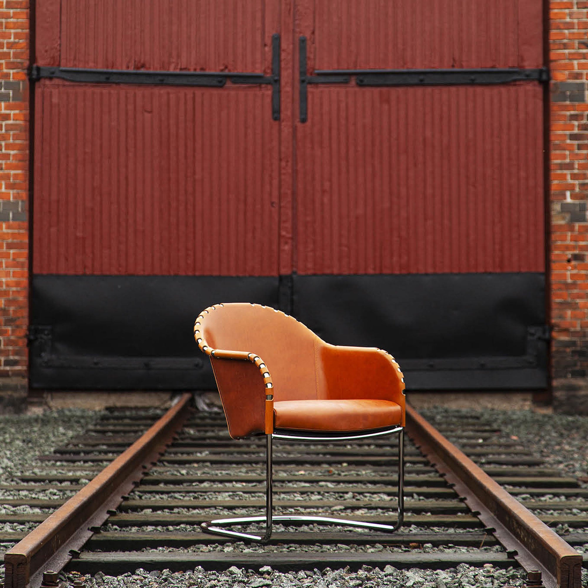 Ingo Armchair Matt Chrome