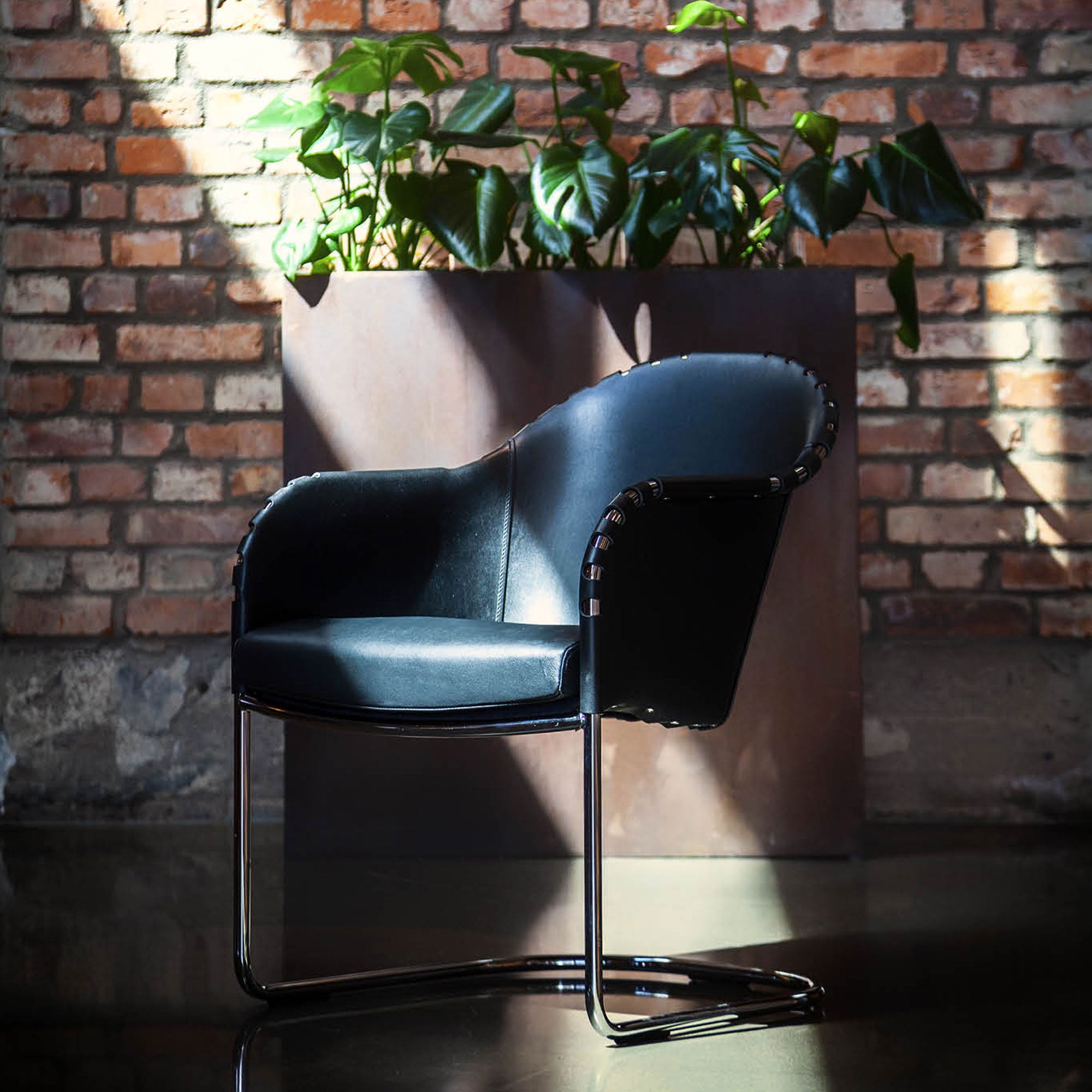 Ingo Armchair Matt Chrome