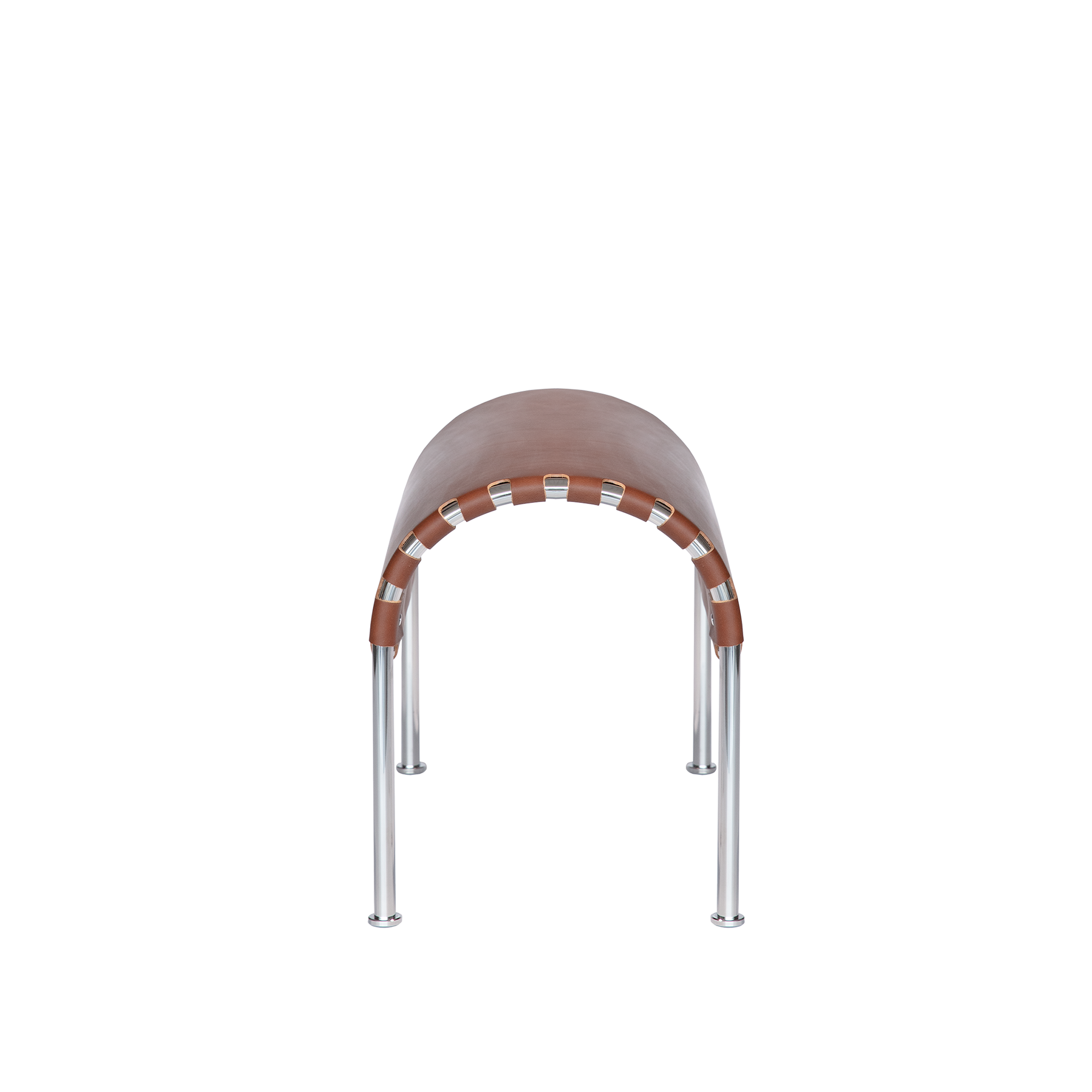 Bruno Stool Matt Chrome